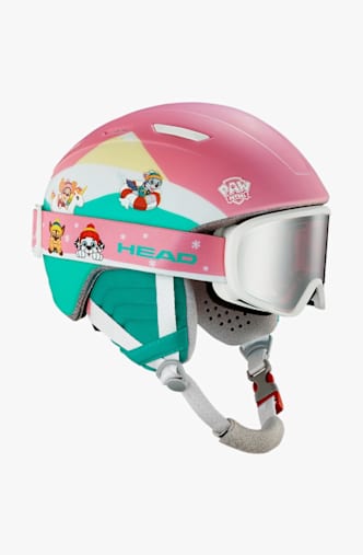 HEAD Maja Paw casco da sci + occhiali bambini Pink