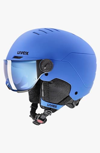 uvex rocket visor casque de ski enfants Bleu
