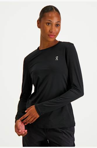 ON Core Long-T longsleeve donna Nero