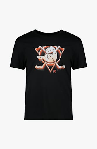 Fanatics Anaheim Ducks Chrome Graphic Herren T-Shirt Schwarz