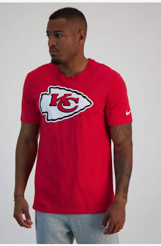 Nike Kansas City Chiefs Logo Essential Herren T-Shirt Rot