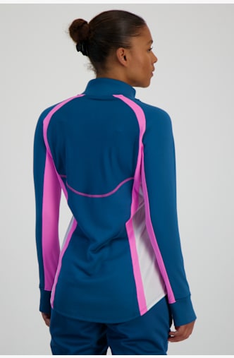 PUMA individualBLAZE Damen Longsleeve Blau