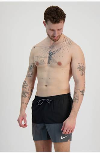 Nike Split 5" Herren Badeshort Schwarz