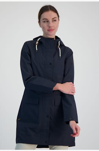 RUKKA Letti manteau imperméable femmes Bleu