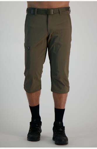 Maier Sports Jennisei pantaloni da trekking 3/4 uomo Marrone