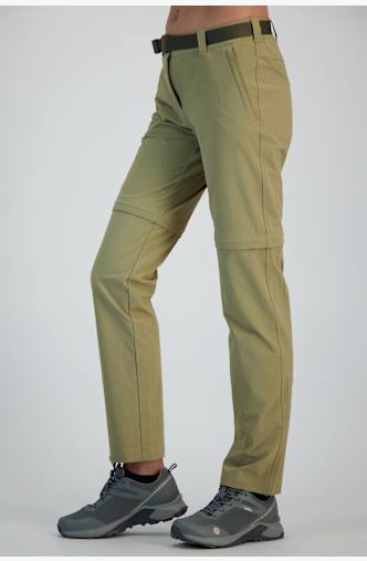 Maier Sports Nata 2 Zip-Off pantaloni da trekking donna Beige