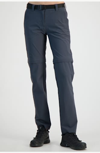 Maier Sports Nata 2 Zip-Off pantaloni da trekking donna Grigio