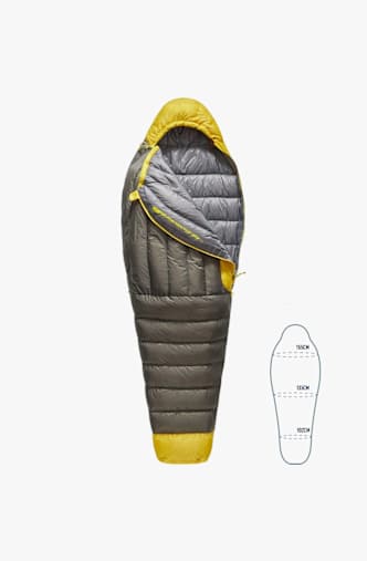 Sea to Summit Spark -1°C Regular Schlafsack ZIP L Grau