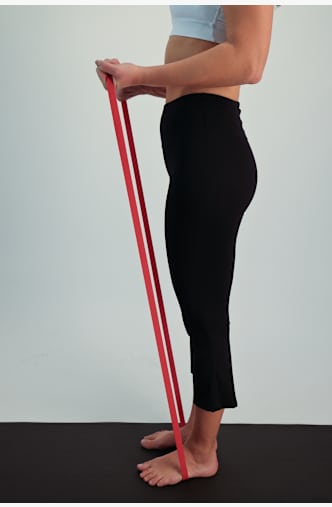 POWERZONE Medium fascia elastica per fitness Rosso