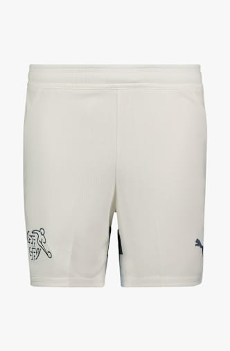 PUMA Schweiz Away Replica Kinder Short EM 2024 Weiss