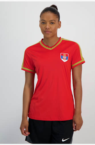 POWERZONE Serbie Fan t-shirt femmes Rouge