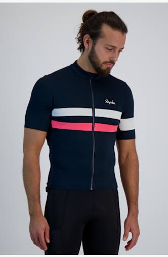 Rapha Brevet maillot de bike hommes Bleu