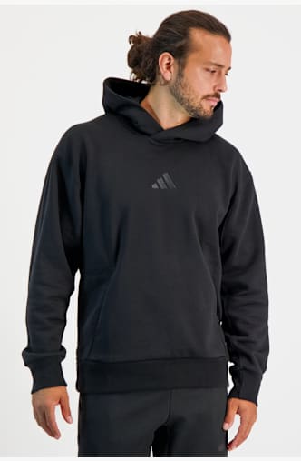 adidas ALL SZN Herren Hoodie Schwarz