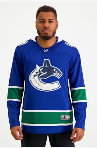 Fanatics Vancover Canucks Home Breakaway Herren Eishockeytrikot Blau