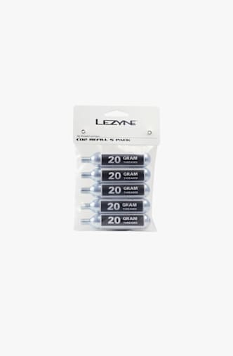Lezyne 5-Pack 20 g CO2 Patrone Silber