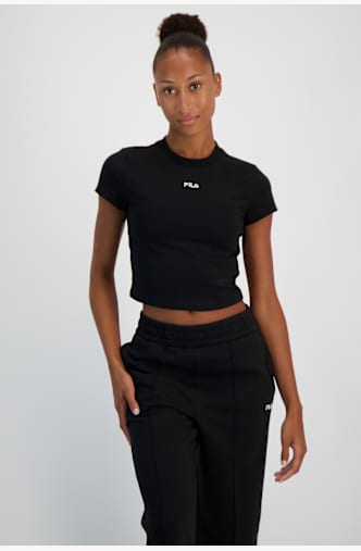 FILA Latina Cropped t-shirt donna Nero