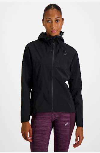 ASICS Metarun Waterproof Damen Laufjacke Schwarz