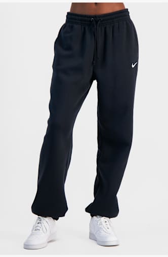Nike Phoenix Fleece Oversize pantaloni della tuta donna Nero
