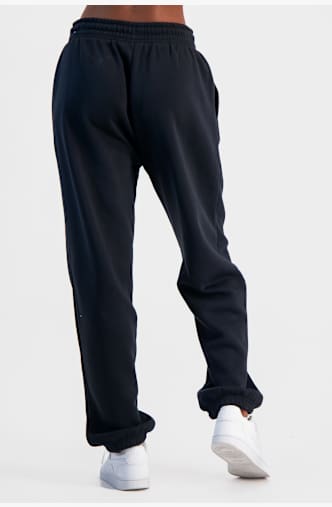 Nike Phoenix Fleece Oversize pantaloni della tuta donna Nero
