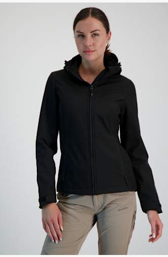 46 NORD Damen Softshelljacke Schwarz