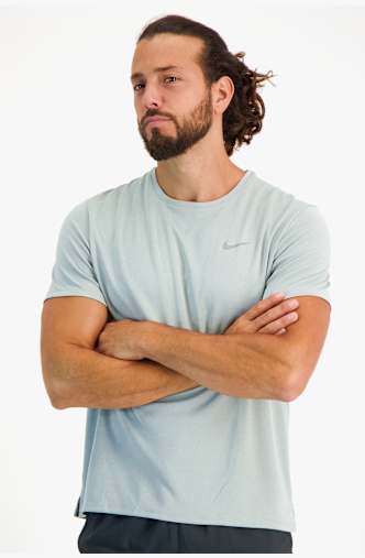 Nike Dri-FIT UV Miler Herren T-Shirt Grau