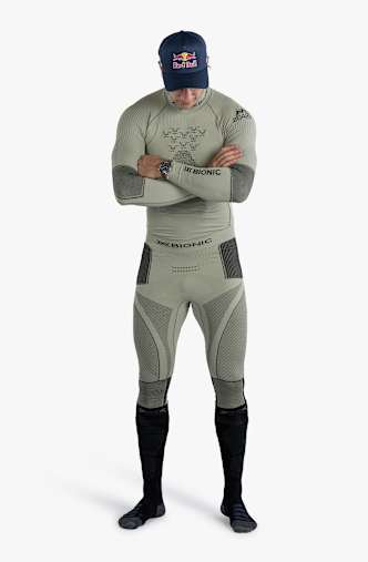 X Bionic Marco Odermatt Signature Edition Energy Accumulator 4.0 pantalon thermique 3/4 hommes Gris