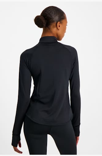 New Balance Athletics Heat Grid Damen Longsleeve Schwarz