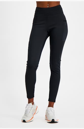 POWERZONE Damen Tight Schwarz