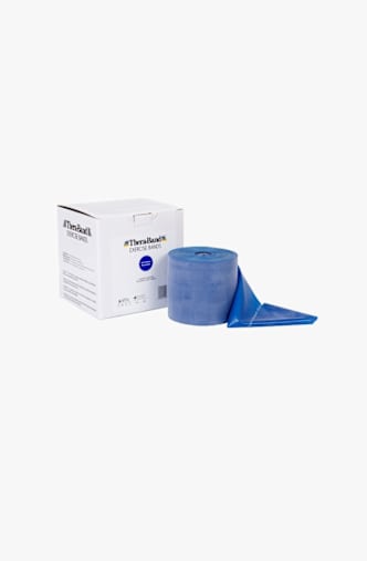 Theraband Extra Strong 45.5 m fascia elastica per fitness Blu