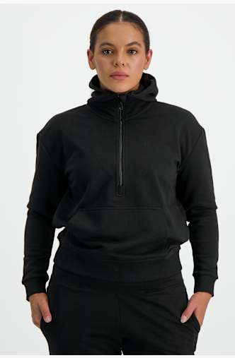 POWERZONE Damen Hoodie Schwarz
