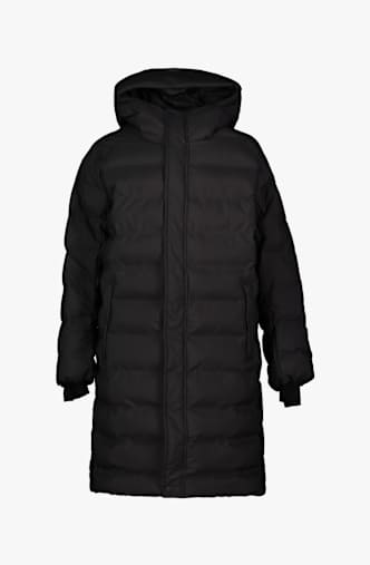Color Kids Quilt Long Kinder Wintermantel Schwarz