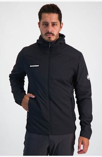 MAMMUT Rime Light Flex Hooded midlayer hommes Noir