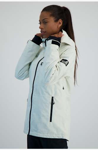 BEACH MOUNTAIN giacca da snowboard donna Bianco