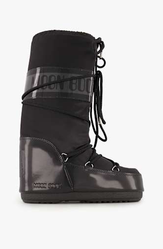 Moon Boot Icon Glance Satin boot donna Nero