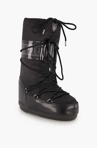 Moon Boot Icon Glance Satin boot donna Nero