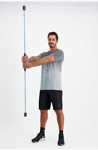 POWERZONE 160 cm barre d'élan Bleu