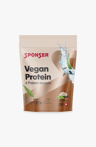 Sponser Vegan Chocolate 480 g polvere proteica Marrone