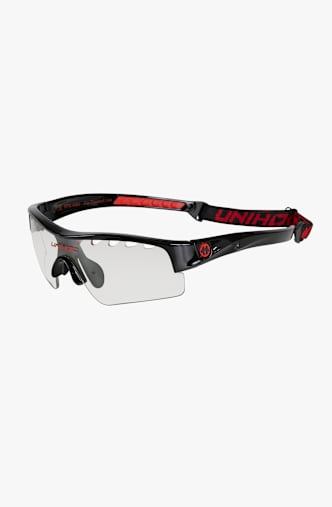 Unihoc Victory Kinder Unihockey Brille Schwarz