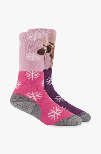 46 NORD 2-Pack 23-34 Kinder Skisocken Lila