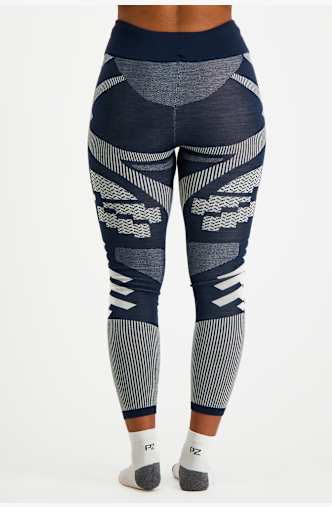 Kari Traa Faith Merino leggings termici donna Blu