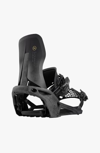 Nidecker Carbon Supermatic® Snowboardbindung Schwarz