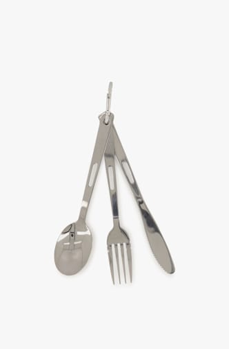 46 NORD Cutlery Campingbesteck Silber