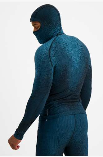 Odlo Performance Blackcomb Facemask manche longue thermique hommes Bleu
