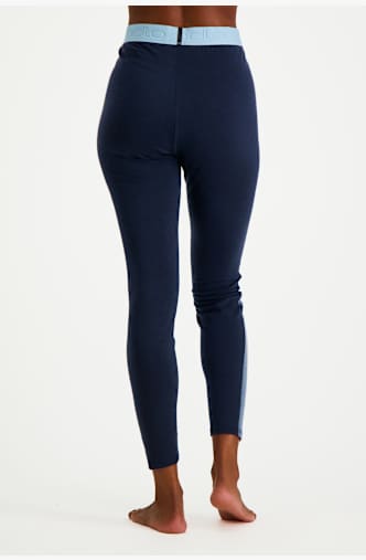 Odlo Revelstoke Performance Wool 150 Warm leggings termici donna Blu