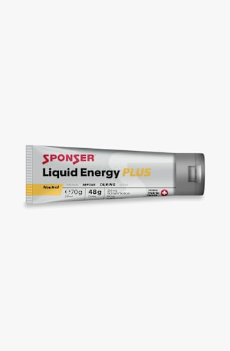 Sponser Liquid Energy Plus Neutral 18 x 70 g Energy Gel Grau