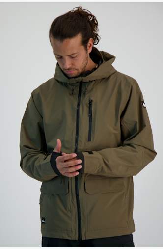 Quiksilver Quest Stretch Herren Ski-/Snowboardjacke Braun