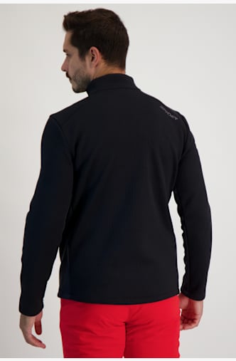 Spyder Bandit 1/2 Zip Herren Midlayer Schwarz