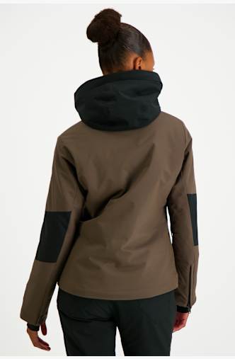descente Insulated veste de ski femmes Noir