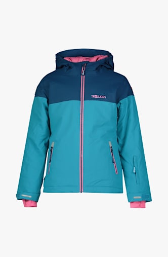 Trollkids Hallingdal veste de ski filles Turquoise
