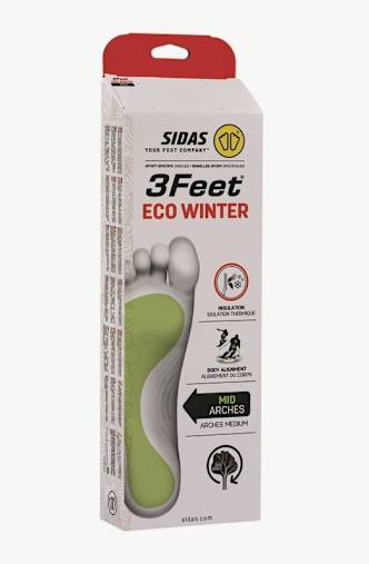 Sidas 3Feet® Eco Winter Mid Arch 37-38 Einlegesohle Orange